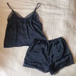 H&M satin pajama set